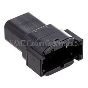 NAMZ MDR-8B Deutsch DTM 8-Position Receptacle w/8 Stamped Terminals & Wedgelock