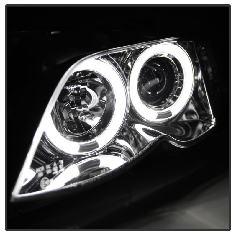 Spyder 5042408 fits BMW 02-05 E46 3-Series 4DR Projector Headlights 1PC LED Hal