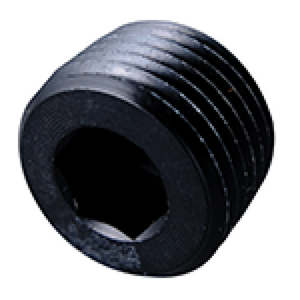 Fragola 493202-BL 1/8 NPT Pipe Plug- Internal Black