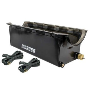 Moroso 20604 BBC Mk IV Monster Truck 7.75in Deep Wet Sump 9.5 Qt Steel Oil Pan