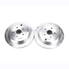 PowerStop fits Subaru 06-07 B9 Tribeca Rear Evolution Drilled & Slotted Rotors -