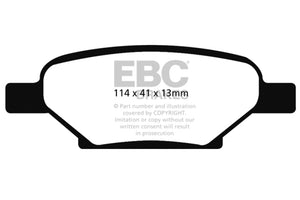 EBC UD1033 04-06 fits Chevrolet Cobalt 2.0 Supercharged Ultimax2 Rear Brake Pads
