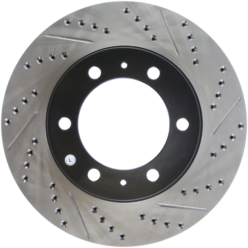 Stoptech 127.44129L 07-08 fits Toyota FJ Cruiser / 05-08 Tacoma (6 lug) / 03-08 4 Runner (319mm disc) SportStop Slo
