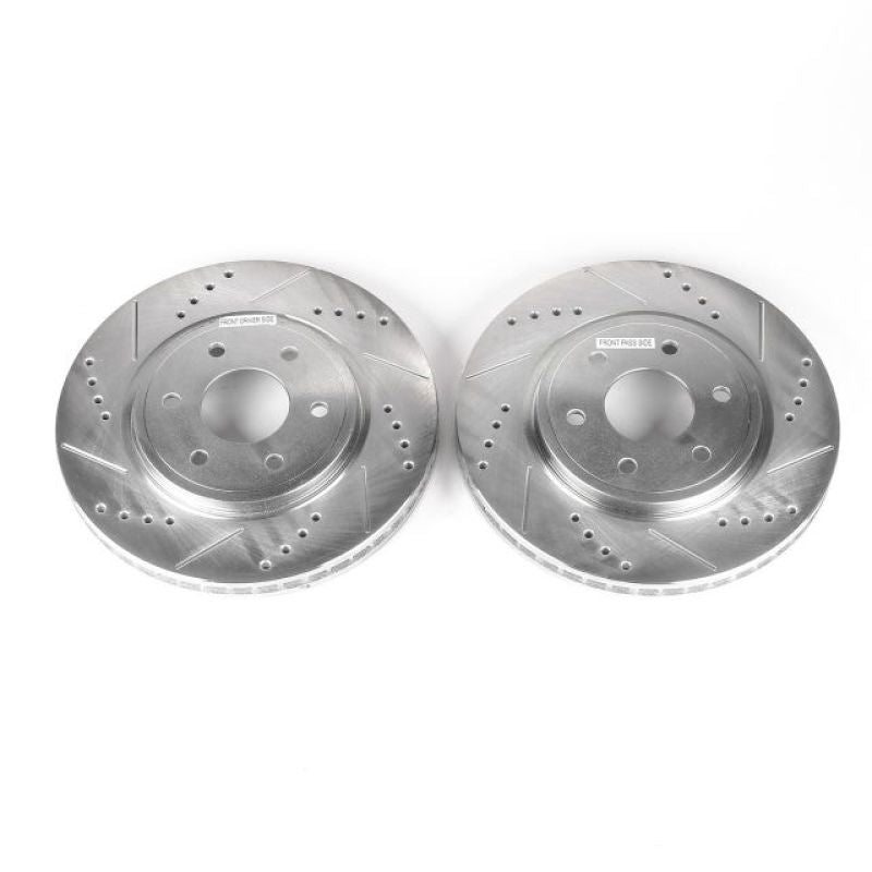 PowerStop fits Nissan 05-19 Frontier Front Evolution Drilled & Slotted Rotors -