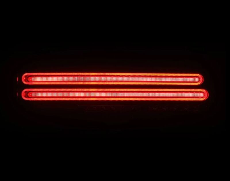 AlphaRex 691020 23-25 fits Nissan Z Nova-Series Twin-Loop Style Prismatic LED Tail Lights - Alpha Black