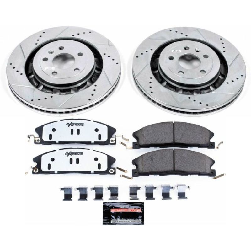 PowerStop K6374-36 13-19 fits Ford Explorer Front Z36 Truck & Tow Brake Kit