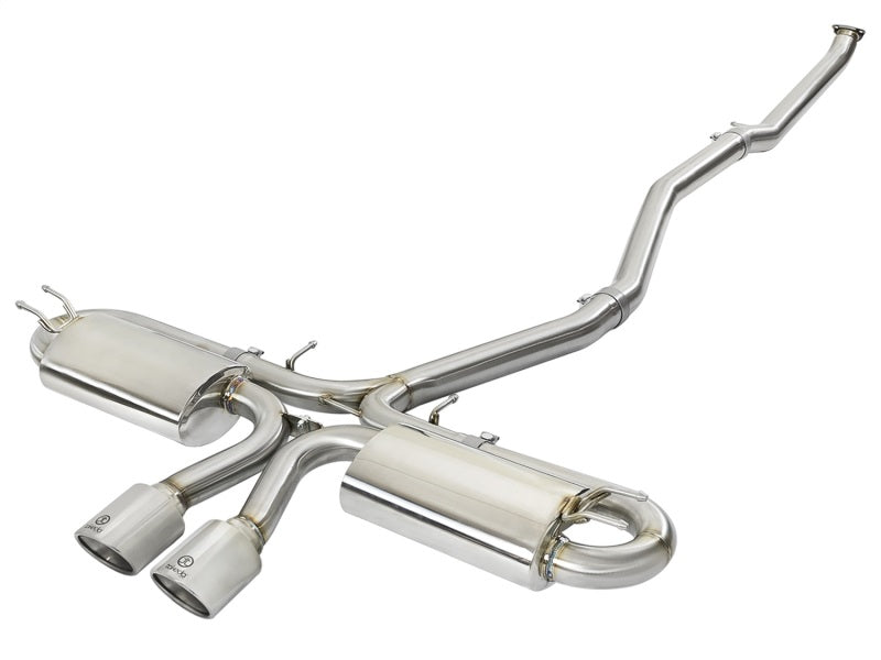 AFE 49-36618-P  3in 304 SS Cat-Back Exhaust System w/ Polished Tips 2017 fits H