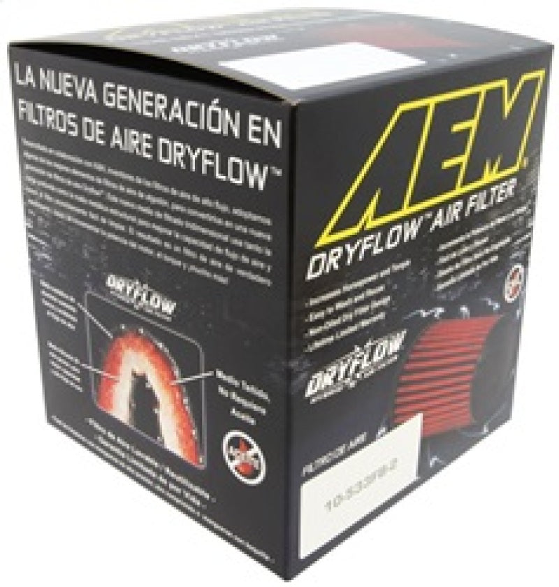 AEM 21-203D DryFlow Air Filter AIR FILTER ASSY 3in X 5in DRYFLOW