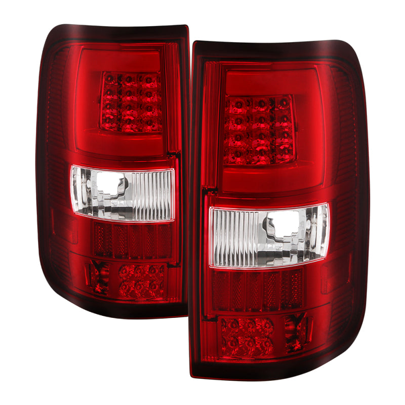 xTune 9040351 04-08 fits Ford F150 (Not Heritage/SVT) V.3 LED Tail Lights Red C
