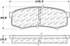 Stoptech 305.0606 Street Select Brake Pads - Front