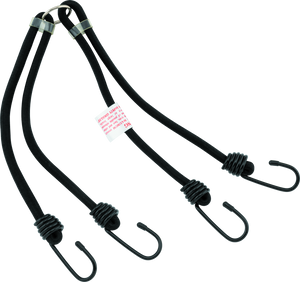 BikeMaster 100171 BikeMaster 24in Heavy Duty 4-Hook Bungee - Black
