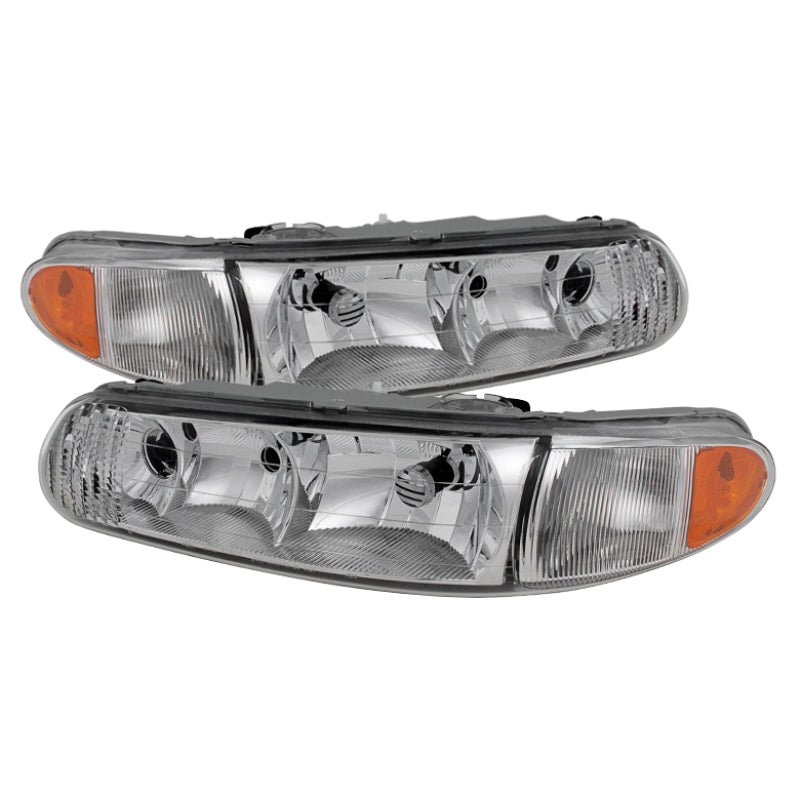 9025242 Xtune fits Buick 97-05 Century Regal 97-04 Crystal Headlights Chrome H