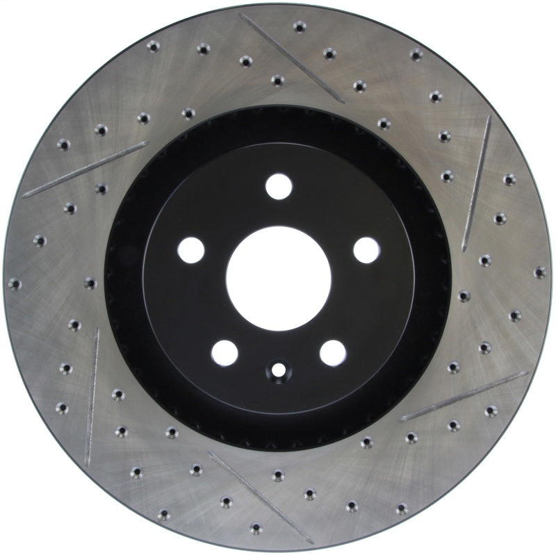 Stoptech 127.62128L Drilled & Slotted Left Sport Brake Rotor for 2009 fits Cadillac CTS-V