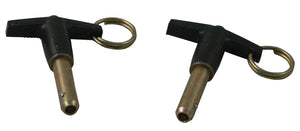 Moroso 90410 Quick Release Pin - 3/8in Diameter x 1in Long - 2 Pack