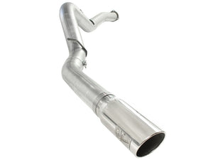 AFE 49-04040-P 5in DPF-Back Alum Steel Exhaust System Polished Tip fits GM Dies