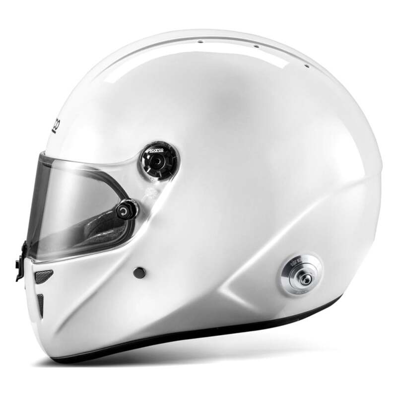 SPARCO BRH0007B0W0100L Stealth RF Helmet - Large - White/Black