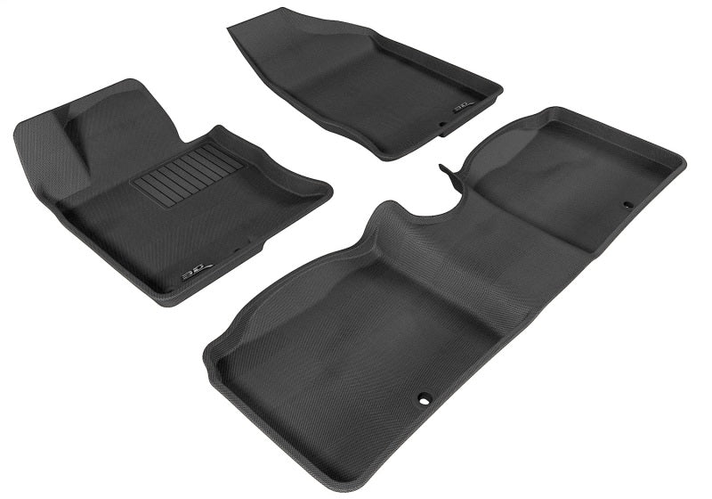 3D MAXpider 20-21 fits Hyundai Venue Kagu 1st Row Floormats - Black