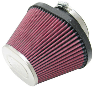 K&N Engineering RC-1680 K&N Universal Chrome Filter-Oval Tapered 4in Flg ID x 5.375in Base O/S W x 3.313in Top O/S W