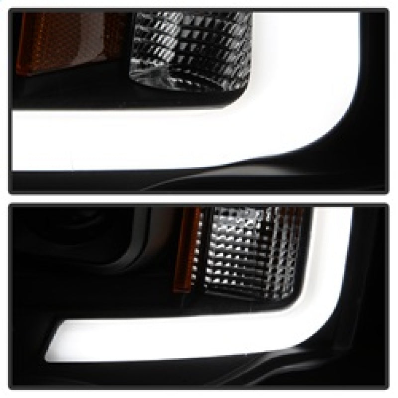 Spyder 5084606 fits Dodge 02-05 Ram 1500 Light Bar Projector Headlights - Black