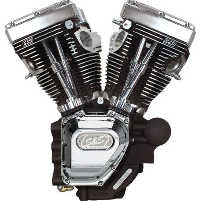 S&S 310-0883A Cycle 06-17 Dyna T143 Engine - Wrinkle Black