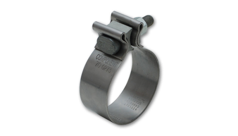 Vibrant 1164 SS Accuseal Exhaust Seal Clamp for 2.25in OD Tubing (1in wide band)
