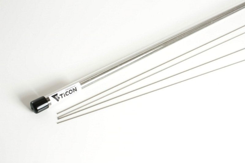 Ticon 110-00004-0001 Industries 39in Length 1/2lb 1mm/.039in Filler Diamter CP1 Titanium Filler Rod