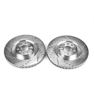PowerStop fits Volkswagen 09-11 CC Front Evolution Drilled & Slotted Rotors -