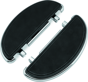 Bikers Choice 480624 82-20 FLH FLT 86-17 FLST Chrome Half-Moon Floorboard Kit