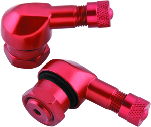 BikeMaster 151791 BikeMaster Valve Stem 2/Piece pack red