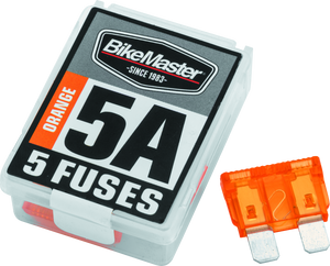 BikeMaster 152429 BikeMaster 5Piece 5A Replacement Fuse