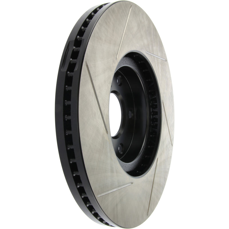 Stoptech 126.42095SL Power Slot 07-08 fits Infiniti G35 2WD / 08 G37 Coupe SportStop Slotted Front Left Rotor