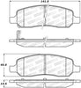 Stoptech 308.1172 Street Brake Pads