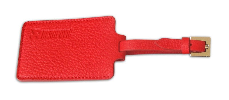 Akrapovic 800949 Travel Luggage Tag - red