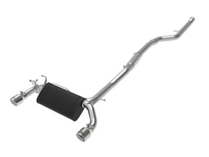 AFE 49-36347-P rce XP 3in to 2.5in 304 SS Cat-Back Exhaust w/ Polished Tips 14-