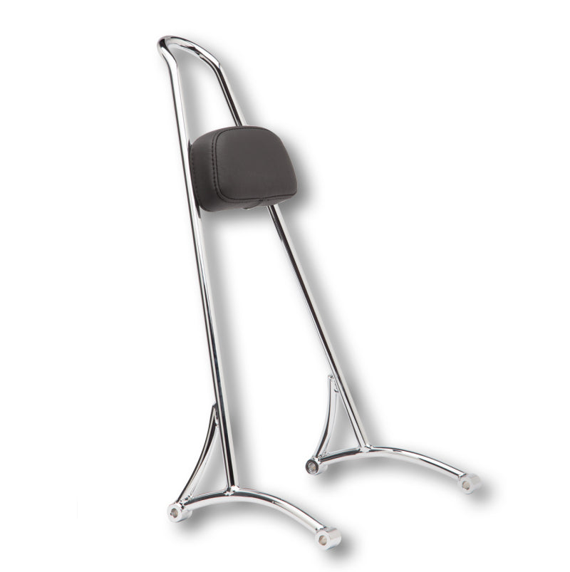 Burly B13-1505C Brand Tall Sissy Bar 20in - Chrome