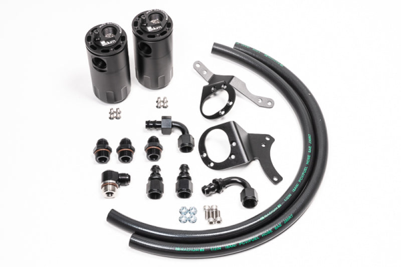 Radium Engineering 20-0325-FL Dual Catch Can Kit 15-17 fits Mustang GT Fluid Loc