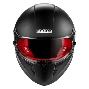 SPARCO BRH0007B0K1200L Stealth RF Helmet - Large - Matte Black/Red