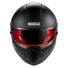 SPARCO BRH0007B0K1200L Stealth RF Helmet - Large - Matte Black/Red