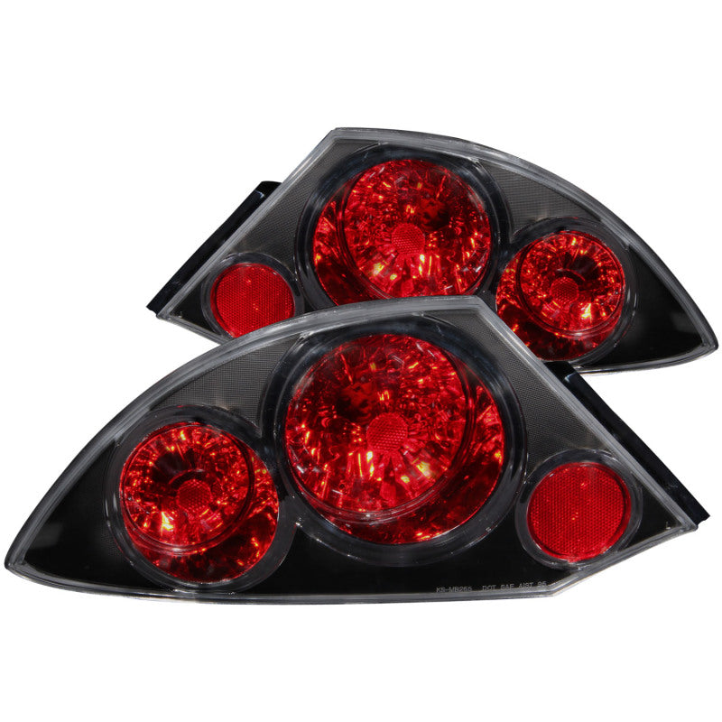 ANZO 221081 2005 fits Mitsubishi 00-20 Eclipse Taillights Black