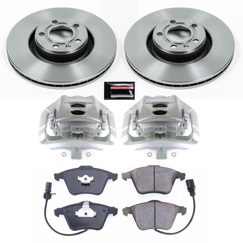 Power Stop KCOE2993 05-08 fits Audi A6 Quattro Front Autospecialty Kit w/Cals