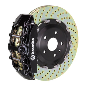 Brembo 1N1.9056A1 Brembo 16+ XF Front GT BBK 6 Piston Cast 380x34 2pc Rotor Drilled-Black