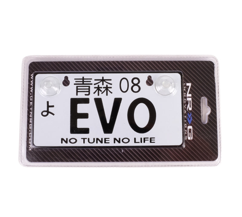 NRG MP-001-fits MP-001- - fits EVO fits Mini JDM Style Aluminum License Plate -
