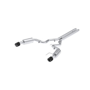 MBRP S72513CF fits Ford Mustang GT S650, 5.0L 3inCat-Back Dual Split Rear Tips