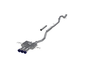 MBRP S49043BE fits Acura Integra Type-R T304 SS 3in Cat-Back Triple Center Tips