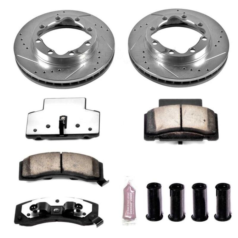 PowerStop K1992-36 90-00 fits Chevrolet K3500 Front Z36 Truck & Tow Brake Kit