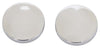 Kentrol 30022 fits Jeep 07-18 Wrangler JK Liftgate Button Covers Pair - Polished Silver