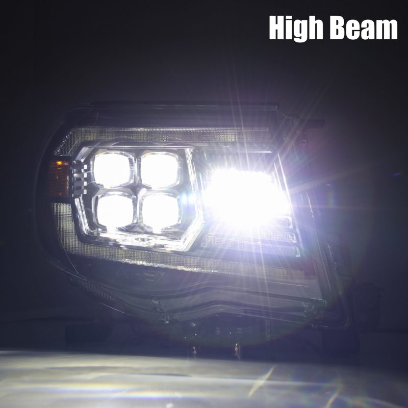 AlphaRex  880742 fits Toyota 05-11 Tacoma NOVA LED Projector Headlights Plank St