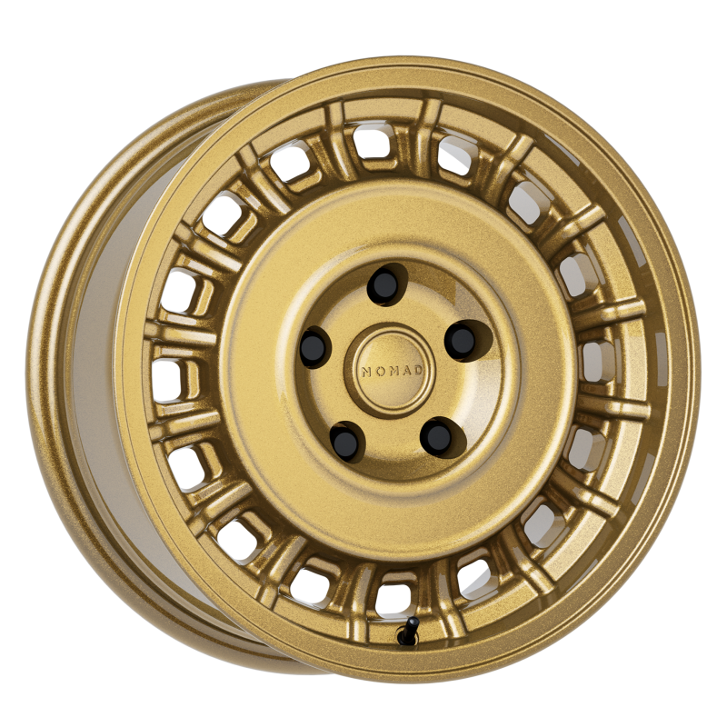 Nomad N502GR-57012+15 N502GR Arvo 15x7in / 5x114.3 BP / 15mm Offset / 72.62mm Bore - Gloss Gold Wheel