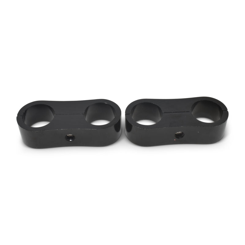 Russell 654313 Hose Separator for -8 Braided Hose - Black Anodized (2 Pack)
