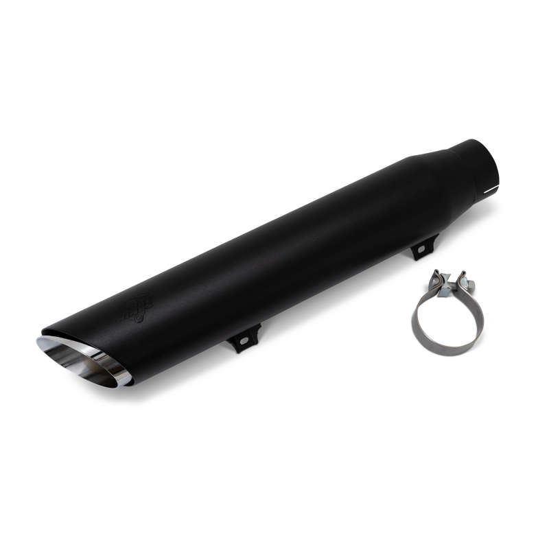 Vance and Hines 46750 Vance & Hines 2025+ HD Softail Twin Slash 4in Round Black Slip-On Exhaust